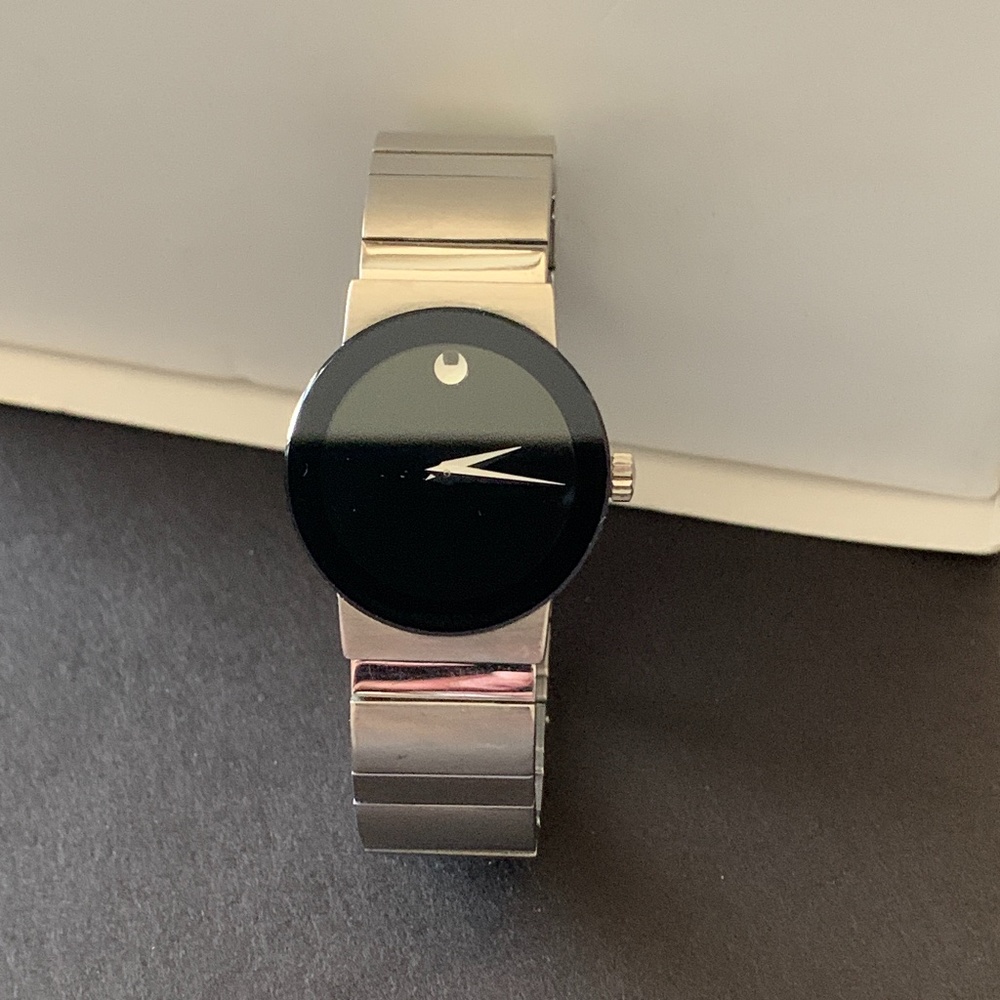 EUC MOVADO Classic Stainless Steel watch (28mm) - Picture 2 of 15